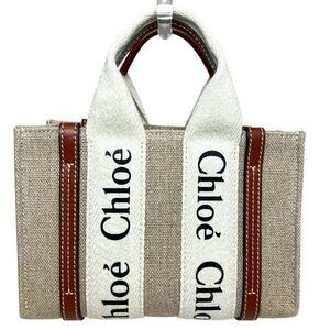 Chloe Woody Canvas 2way Bag